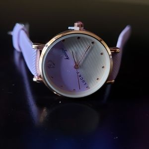 Purple wrist watch women's watch